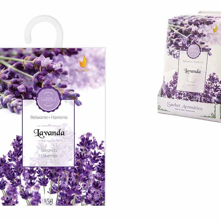 Esoterica Arte - Wholesale Sachet - Sachet Lavender C/Cabide 15gr (16 units)0