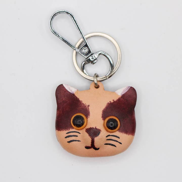 Sunflower Handmade leather inc - Wholesale Keychain - Women's - Assortment Leather Kitty Cat Key Chains8