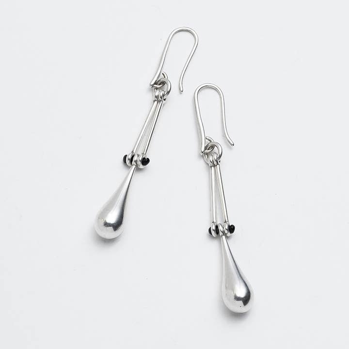Drop Earrings Silver for wholesale by C.KARAKALPAKI