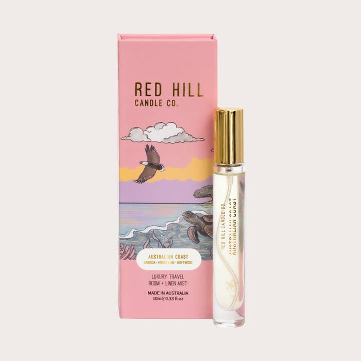 Australian Coast Luxury Travel Room Mist & Linen Spray for wholesale by Red Hill Candle Co.