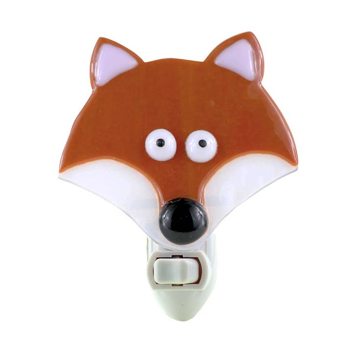 Fox Face Night Light for wholesale by the glass station