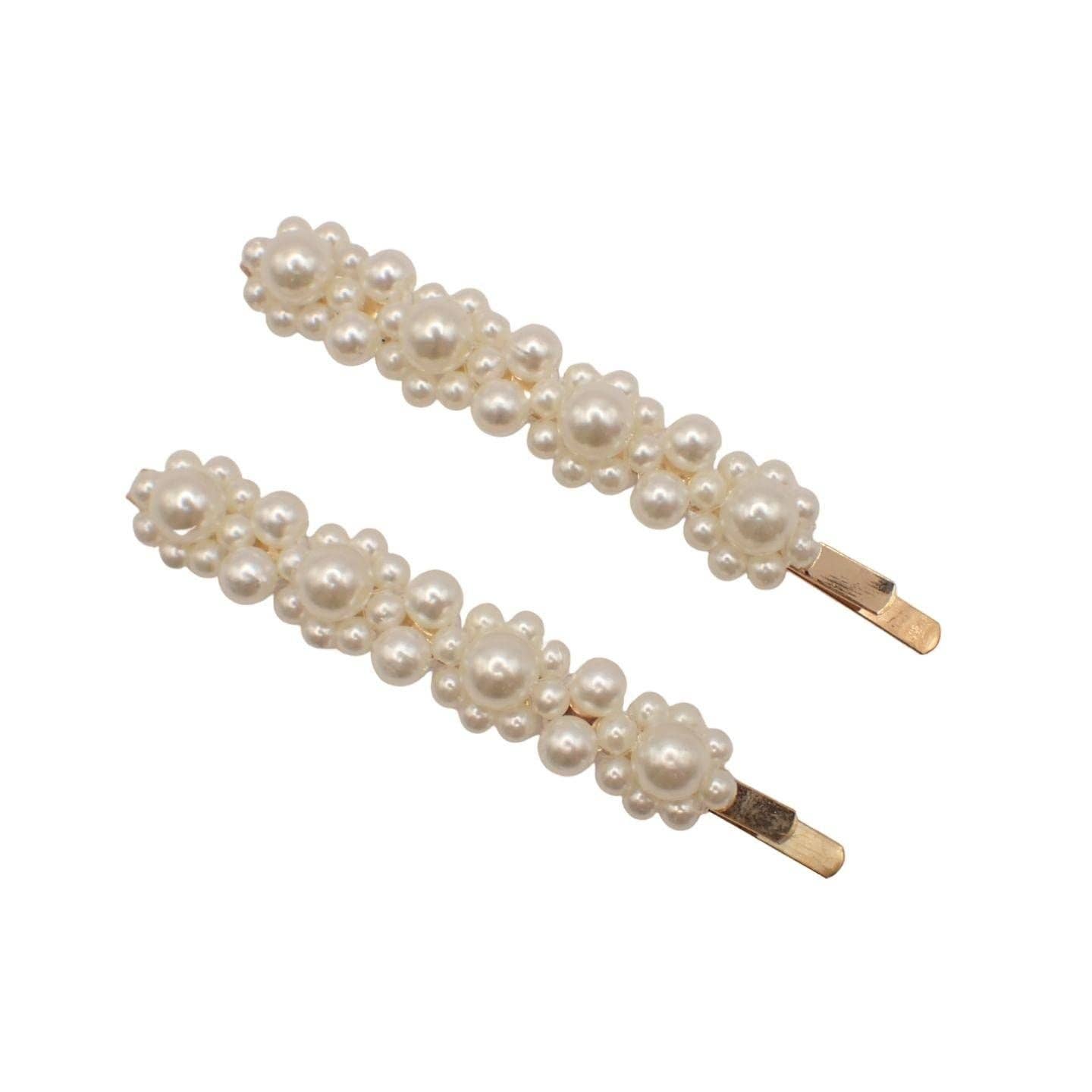 Topkids Accessories - Vente Pince à cheveux – femme - Belles poignées à cheveux perlées, poignées colorées pour le bal de fin d'année, la mariée ou la fleuriste, pince à cheveux pour femme, épingles à cheveux, accessoire Kirby Grip20