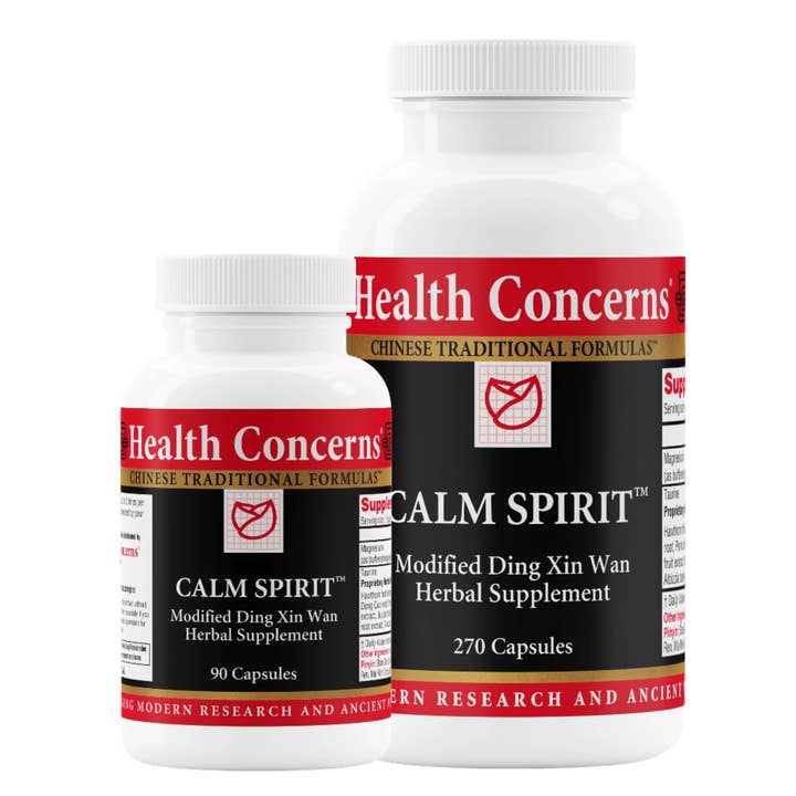 Calm Spirit – Complément à base de plantes pour le soutien du stress et du sommeil pour la vente par Health Concerns