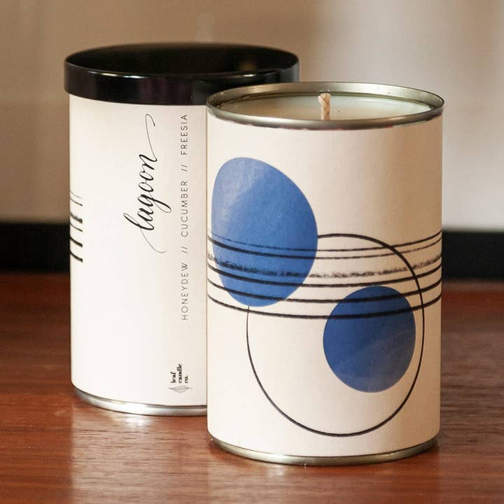 Lagoon | Large Candle for wholesale by Leaf Candle Co.