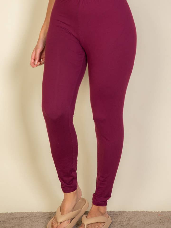 Plus Basic Solid Leggings and other Purchase Wholesale leggings with pockets. Free Returns & Net 60 Terms on Faire trending on Faire.