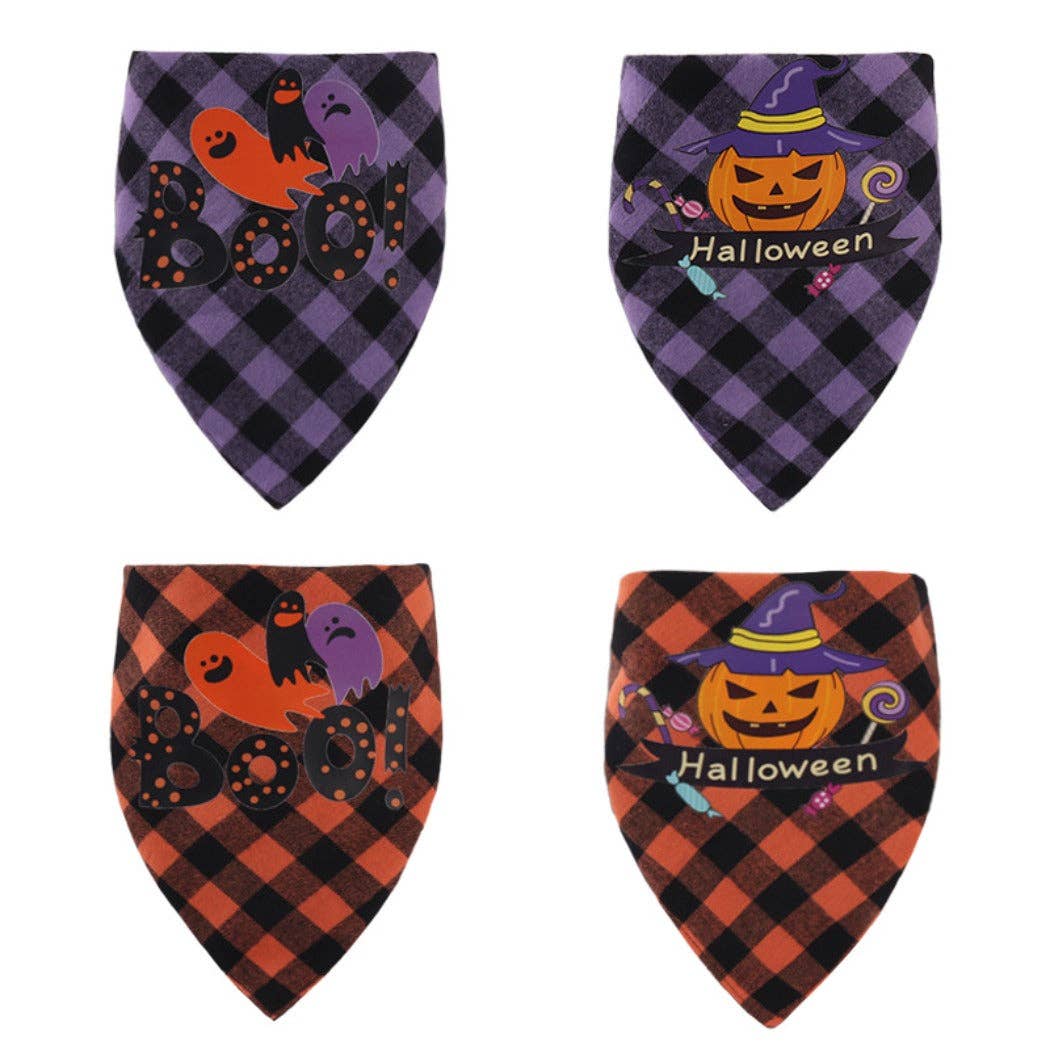 Cheerhunting – Engroshandel Bandana - Hund – Halloweek – Kæledyr Halloween Bandana4