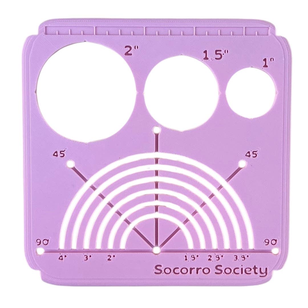 Socorro Society - Wholesale Craft Tool - Sashiko Circle Stencil0