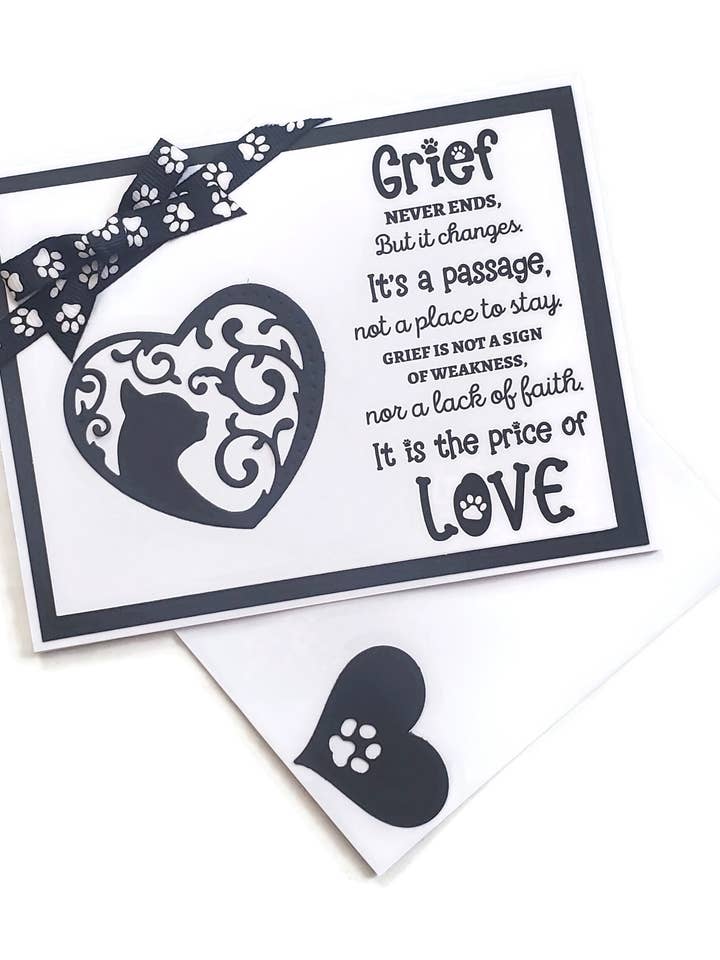 Tarjeta de simpatía de gato para venta al por mayor de Misfit Manor Shop