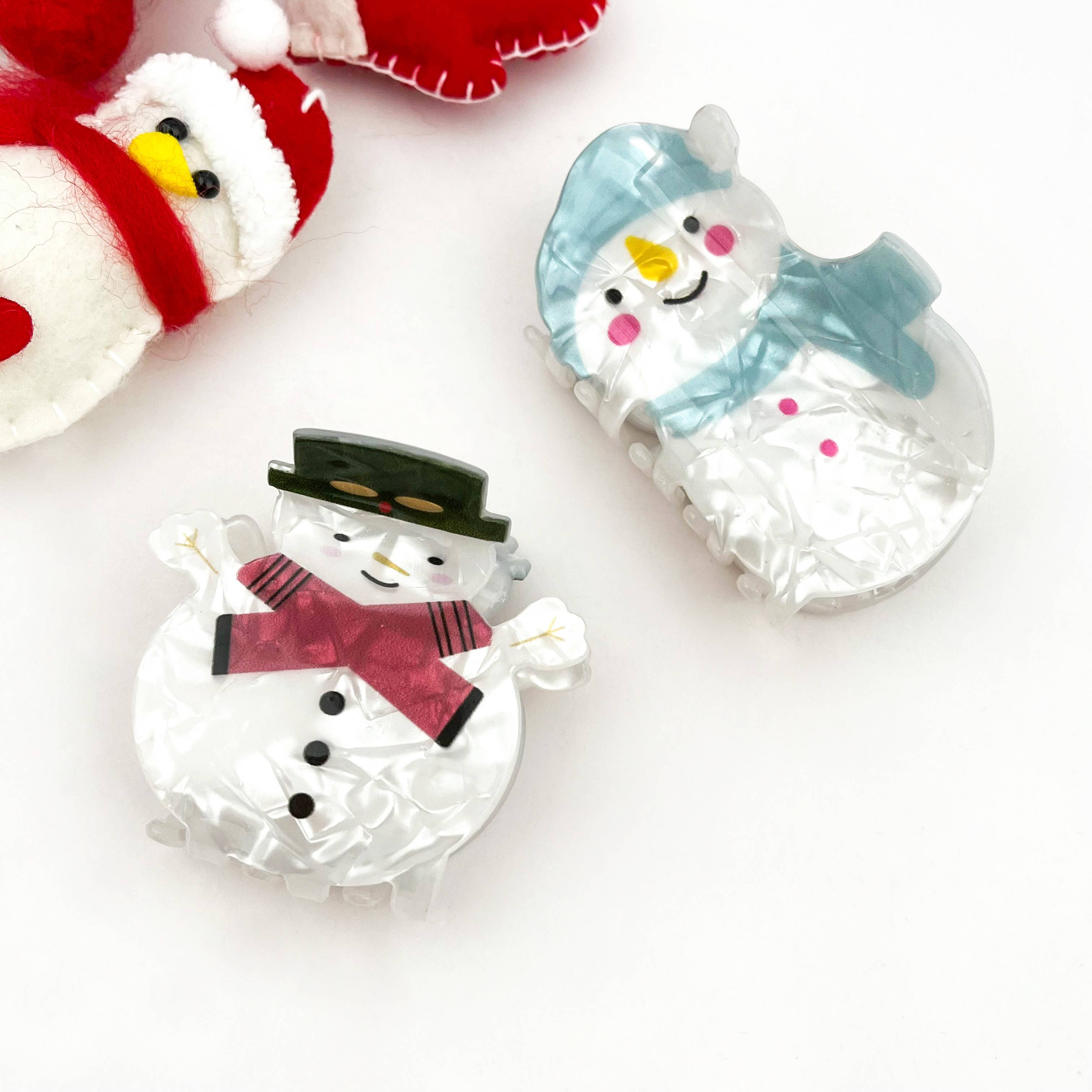 mildstyles – wholesale Hårklämma - Dam – Julfestlig akryltryckt hårklämma10