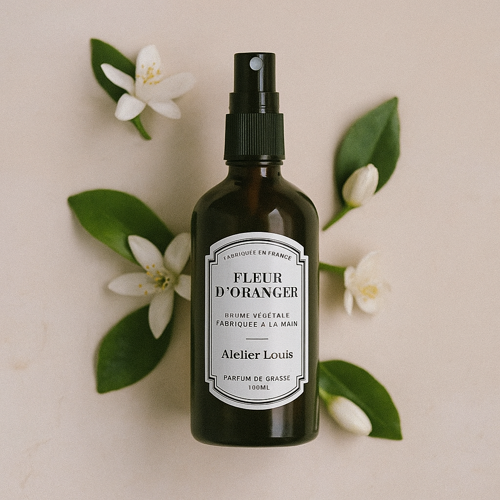 Atelier Louis - Wholesale Kamer- en linnenspray - Oranjebloesem plantaardige mist1