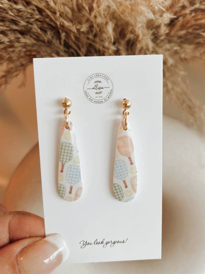 Pickleball Oorbellen 3 voor wholesale door ElleseeWomen