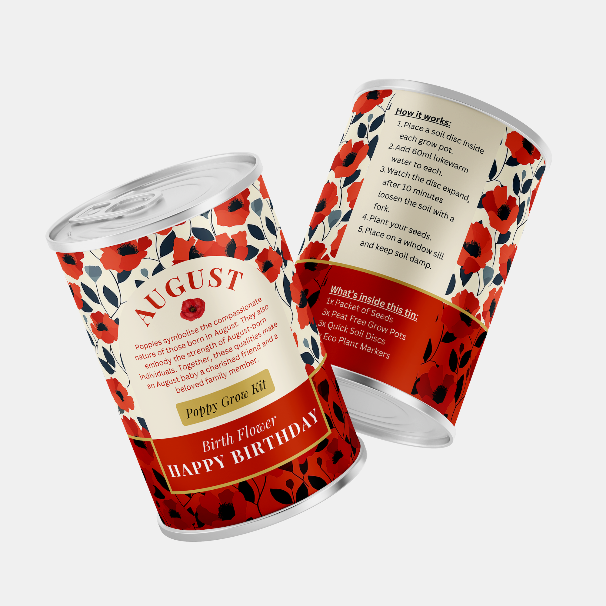 Alphabet Gifts – wholesale Plant seeds – August Birth Flower - Personalised Grow Your Own Flower Gift2