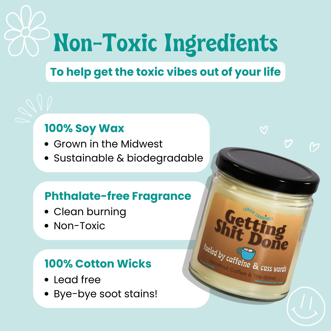 Lunar Landings – Engroshandel Glaslys – Hasselnød Kaffe Soy Candle2