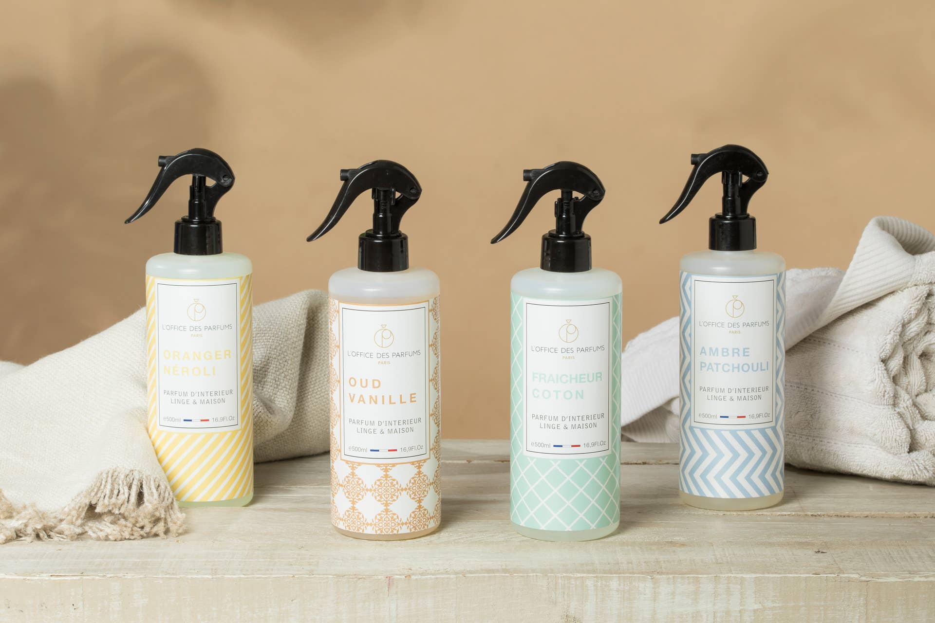 L'Office des Parfums - Wholesale Room & Linen Spray - FRESHNESS COTTON HOME PERFUME 500ml1