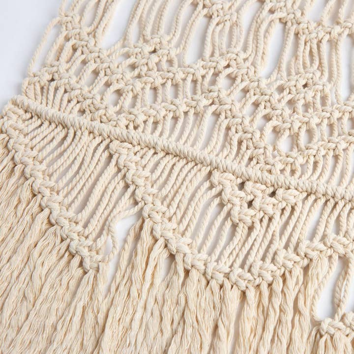 Wool Couture Company – Kit de artesanato DIY por atacado – Kit Macramê para Corredor de Mesa7