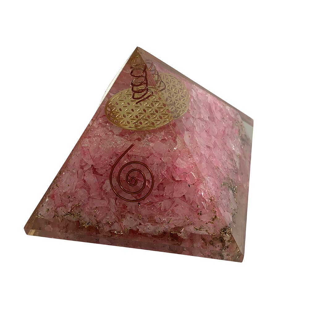 VIE - Wholesale Spiritual Stone/Crystal - Orgone Reiki Healing Pyramid - Energy Cleansing, 7.5cm35