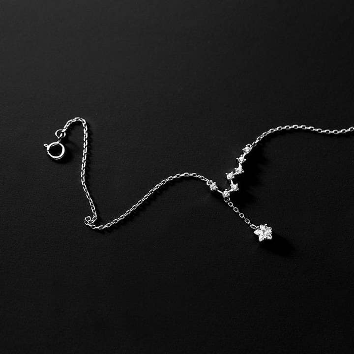 Perimade & Co. LLC - Wholesale Anklet - Big Dipper Star Ankle Bracelet Anklet in 925 Sterling Silver