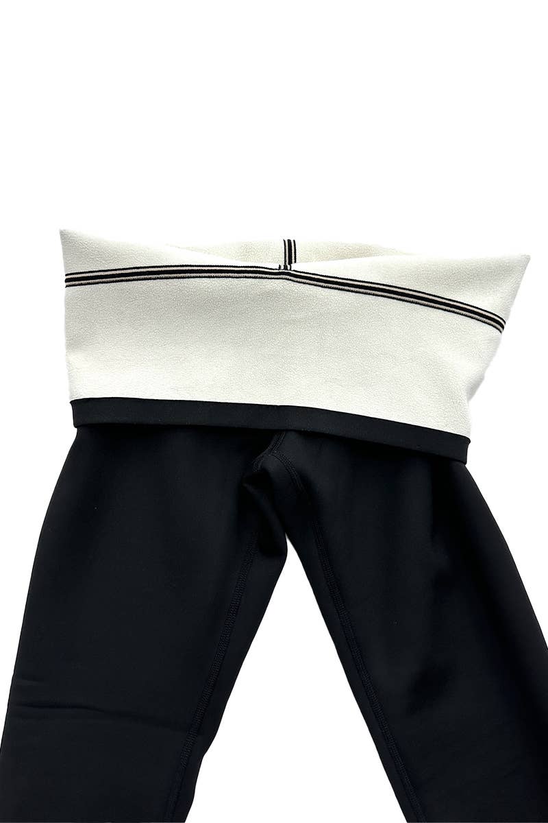 Black Plus Size Fleece Legging Without Pockets/P39007G for wholesale on Faire3