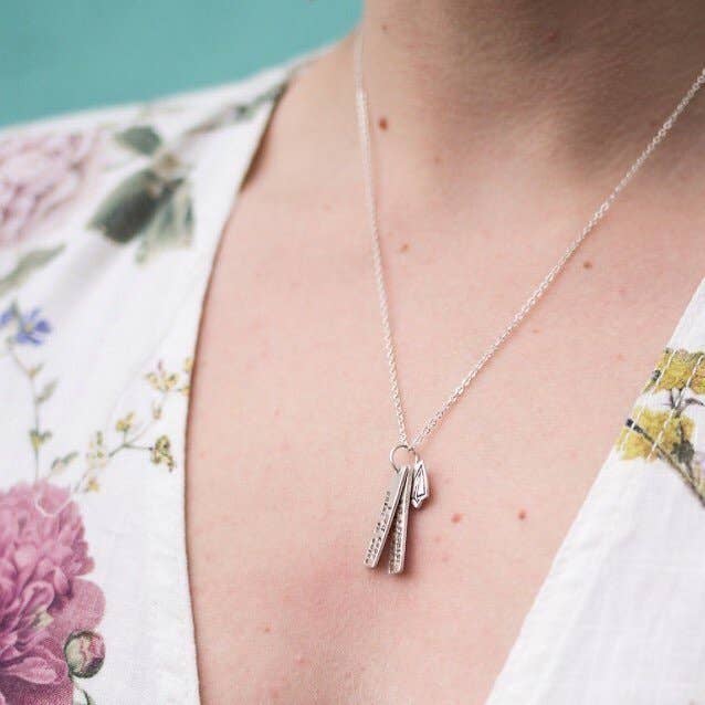 Chocolate and Steel - Wholesale Pendant/Charm Necklace - I don't know where I'm going, but I promise it won't be boring -David Bowie quote11