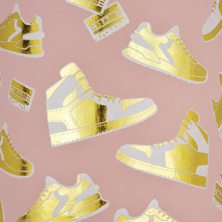 Sneakerhead Pink/Gold/White/Gold Foil for wholesale by MIDORI Inc.