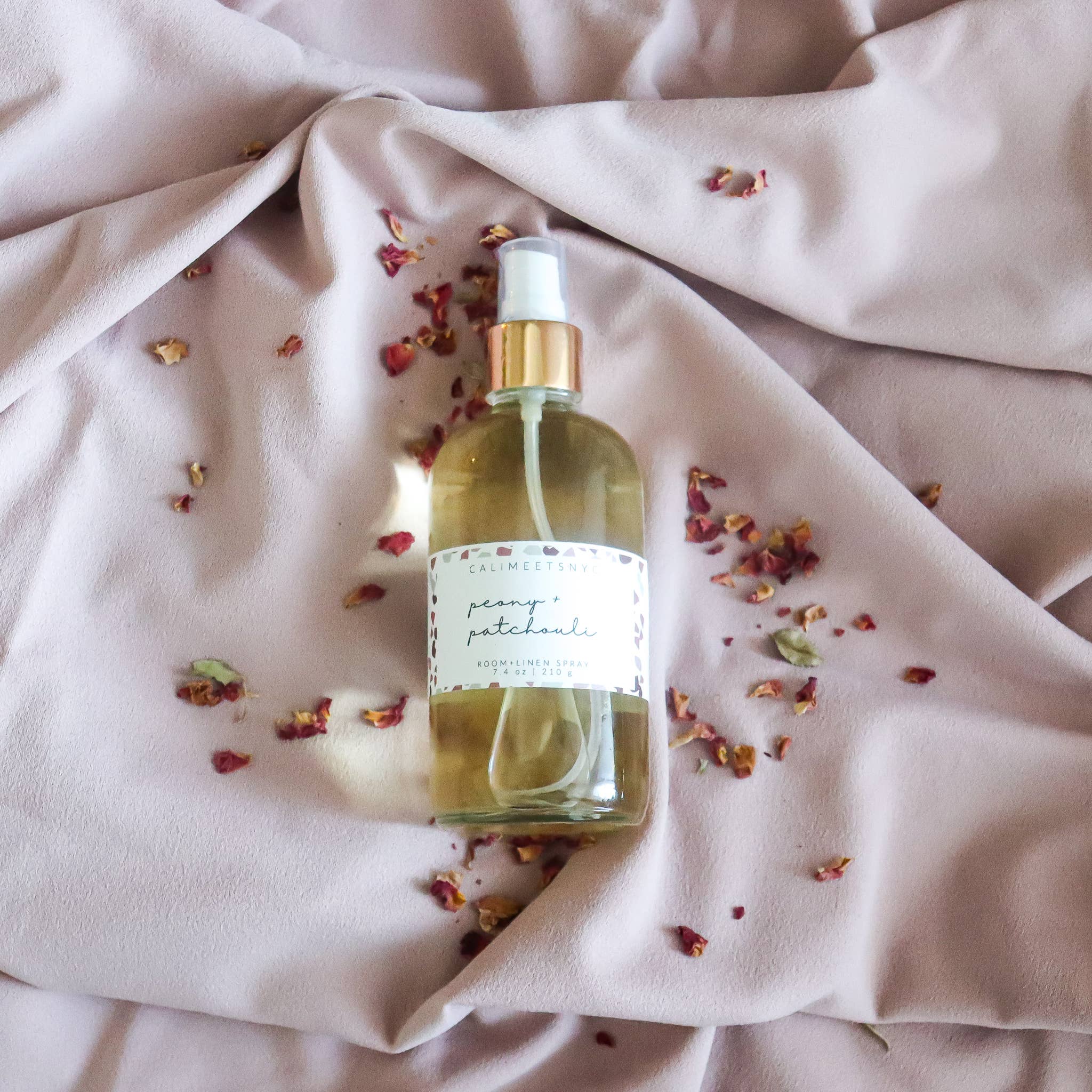 Cali Meets NYC - Wholesale Room & Linen Spray - Peony + Patchouli Room + Linen Spray1