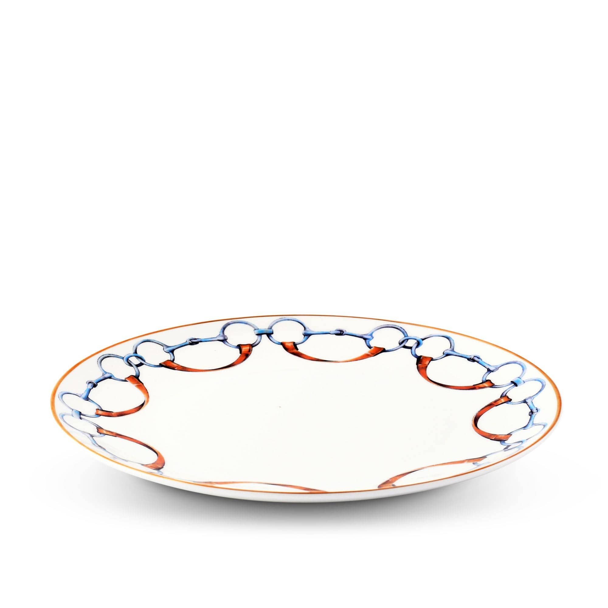 Vagabond House - Wholesale Dinner Plate - Wellington Bit Pattern Bone China Round Dinner Plate1