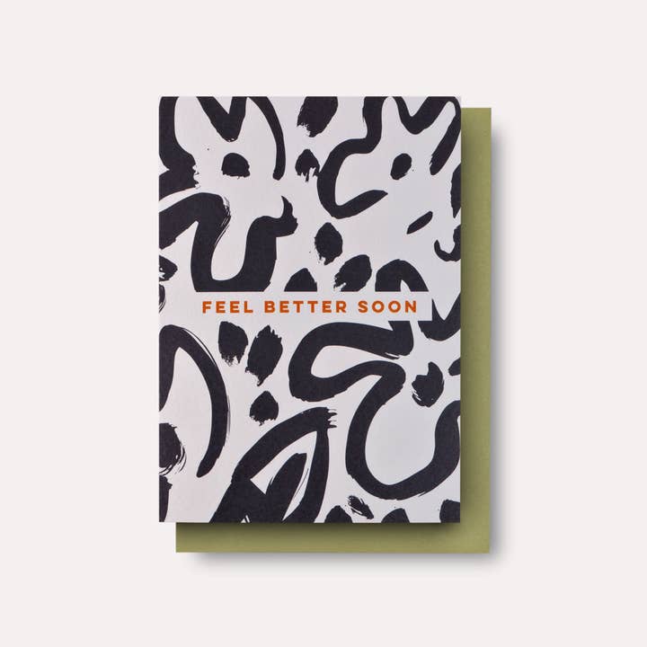Feel Better Soon Card for wholesale by The Completist (No duties on USA orders!)