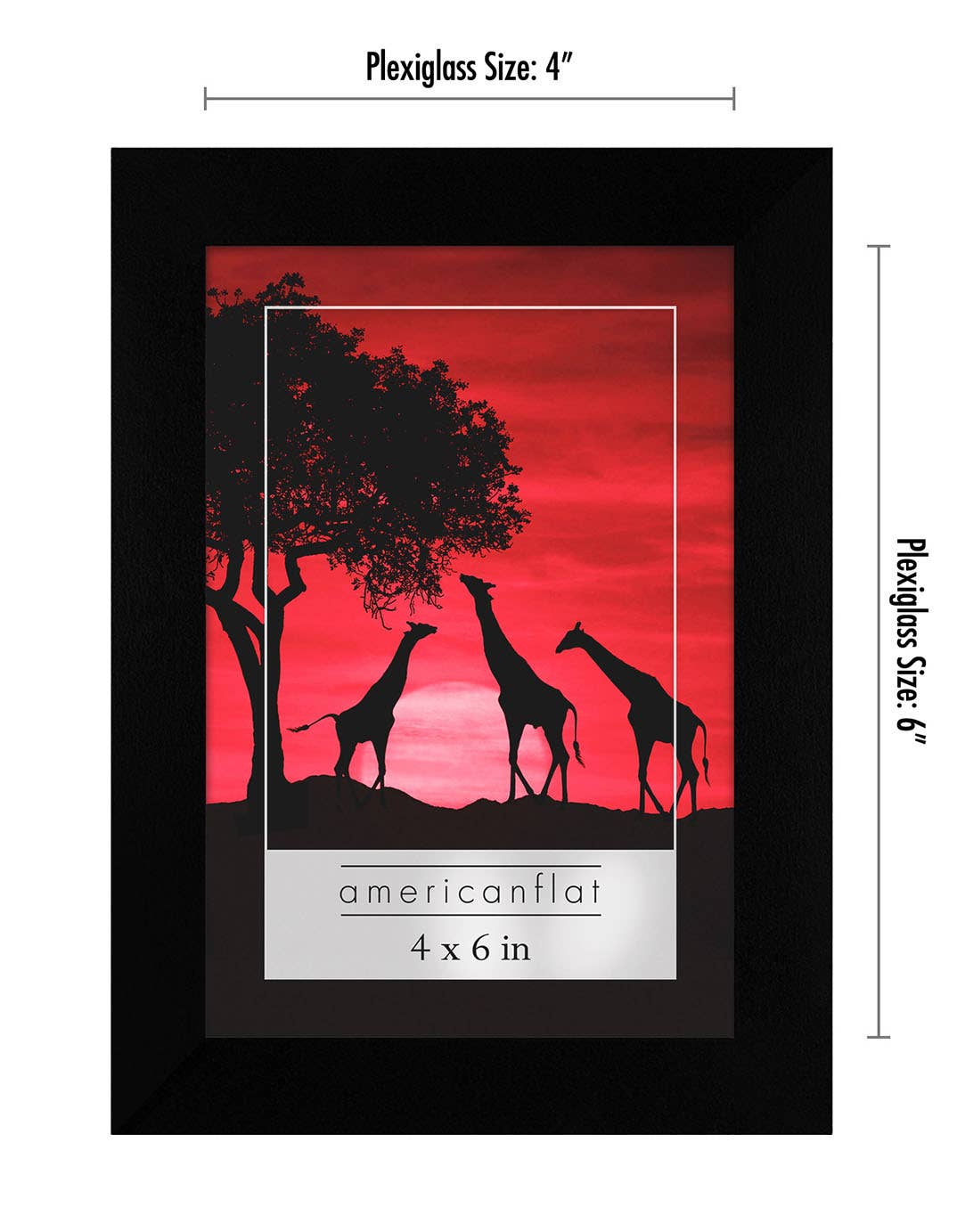 Black Americanflat Gallery Wall Frame Set - Set of 6 & 12 for wholesale on Faire7