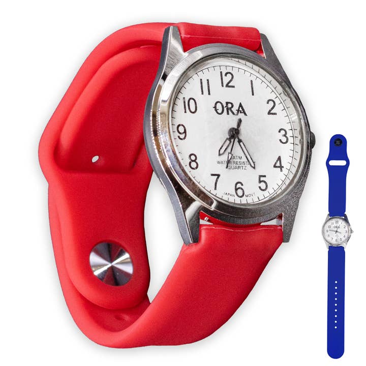 Natalia - Wholesale Wrist Watch - Women's - Interchangeable Silicone Wrist Watch (Analog - White Face)16