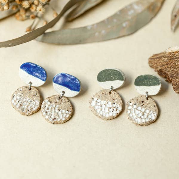 Textured Small Dangles for wholesale by Sand and Fire Designs