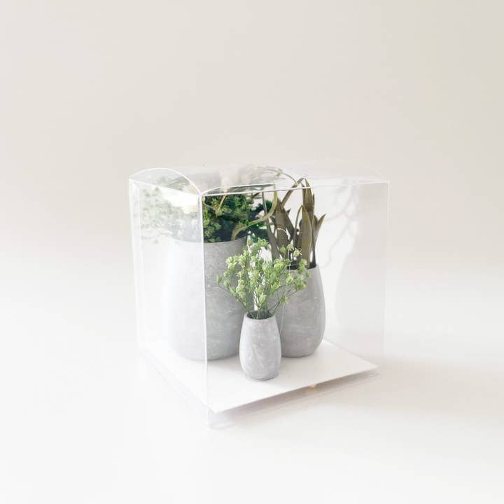 Miniette - Wholesale Decorative Tabletop Object - Miniature Dollhouse Plants: Set of 34