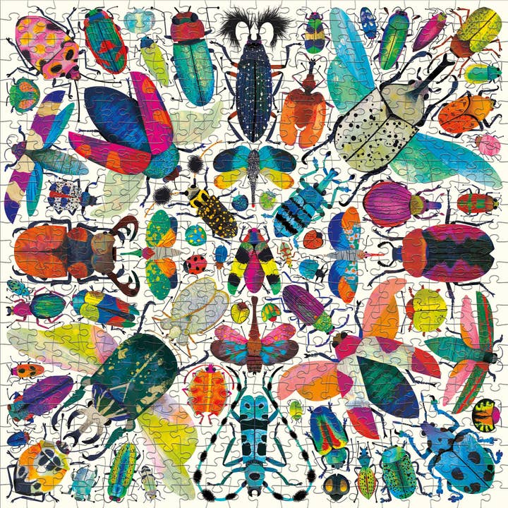 Chronicle Books - Wholesale Puzzle - Adult - Kaleido-Beetles 500 Piece Family Puzzle2