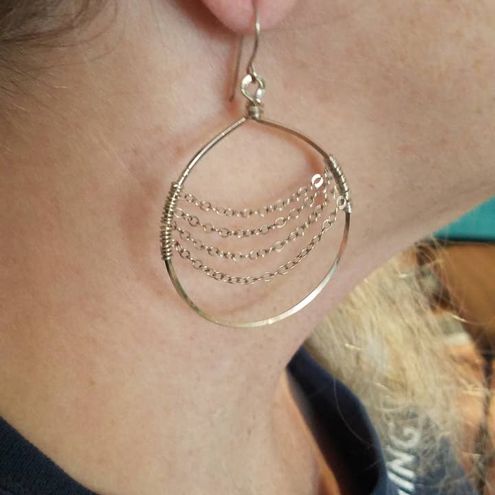 Chain Sway Earrings for wholesale by 365 Jewelry