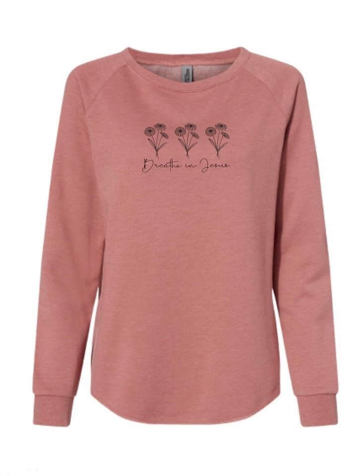 Daisy - Crewneck Sweatshirt - Women's for wholesale by Breathe in Jesus®