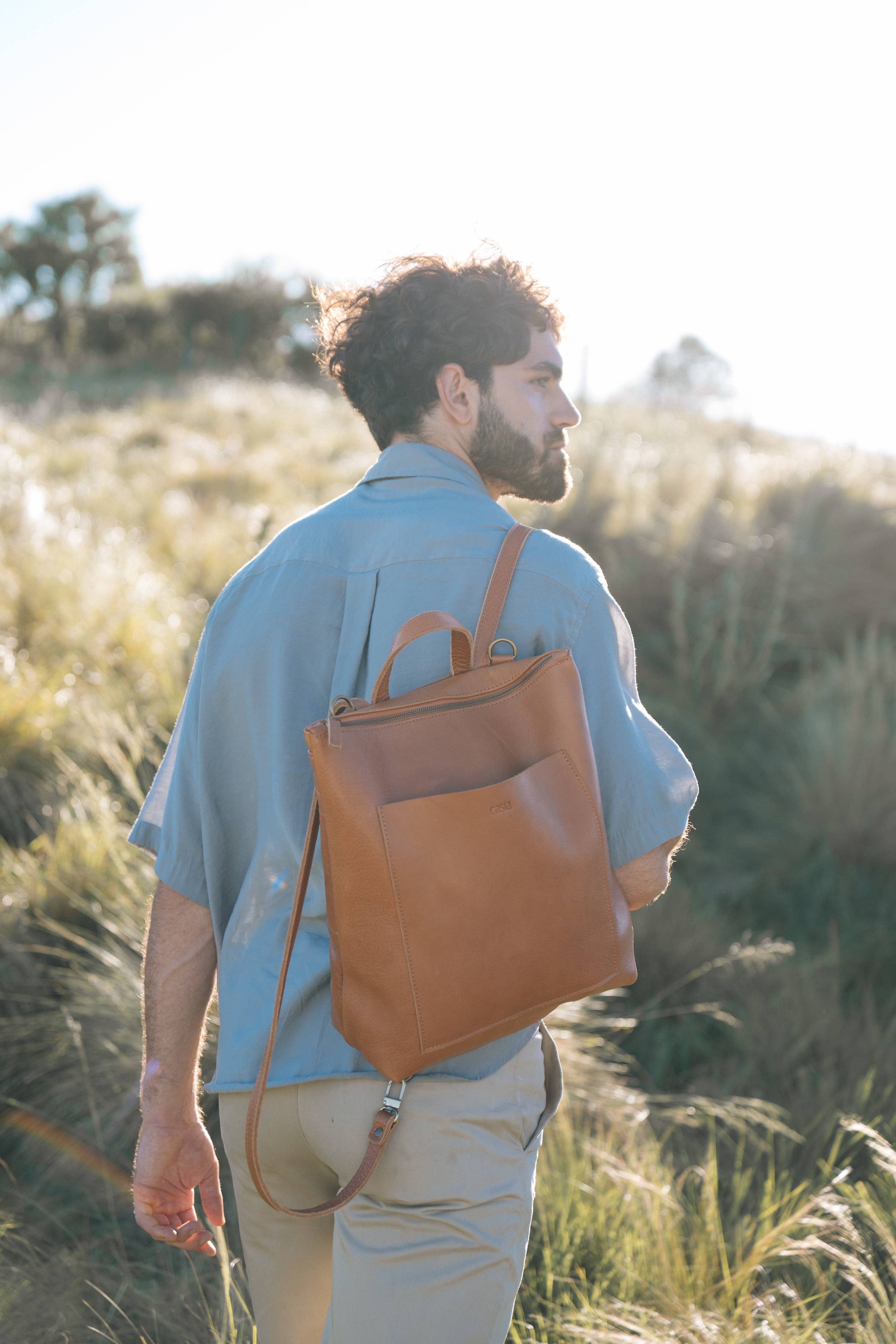 Casia Leather Bags - Wholesale Backpack - Unisex - Convertible Leather Backpack | Unisex Rucksack | Laptop Bag19