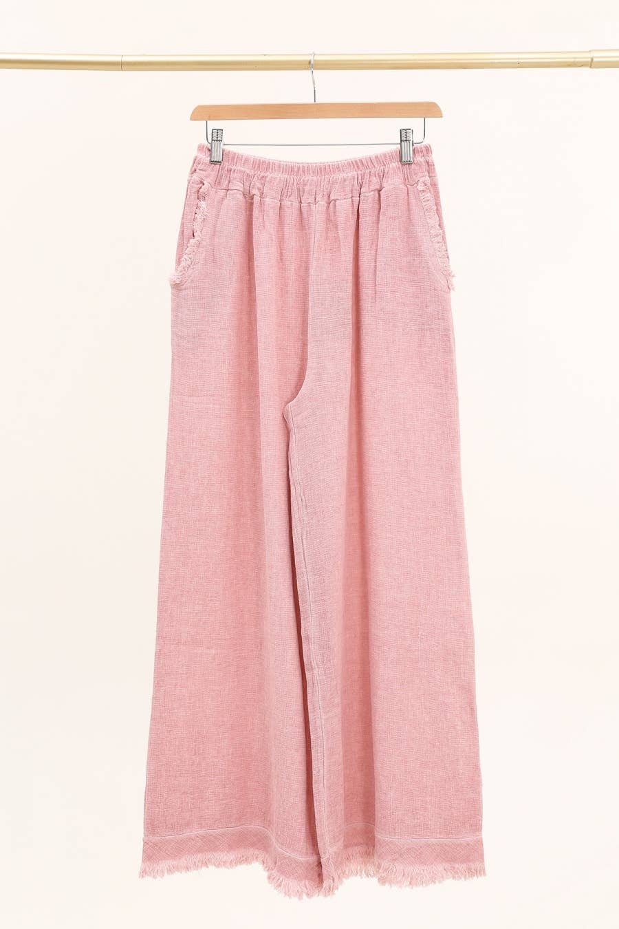 LÉA & LUC – Calças - Mulher por atacado – Calças em 50% Linho 50% Algodão REF. 933924