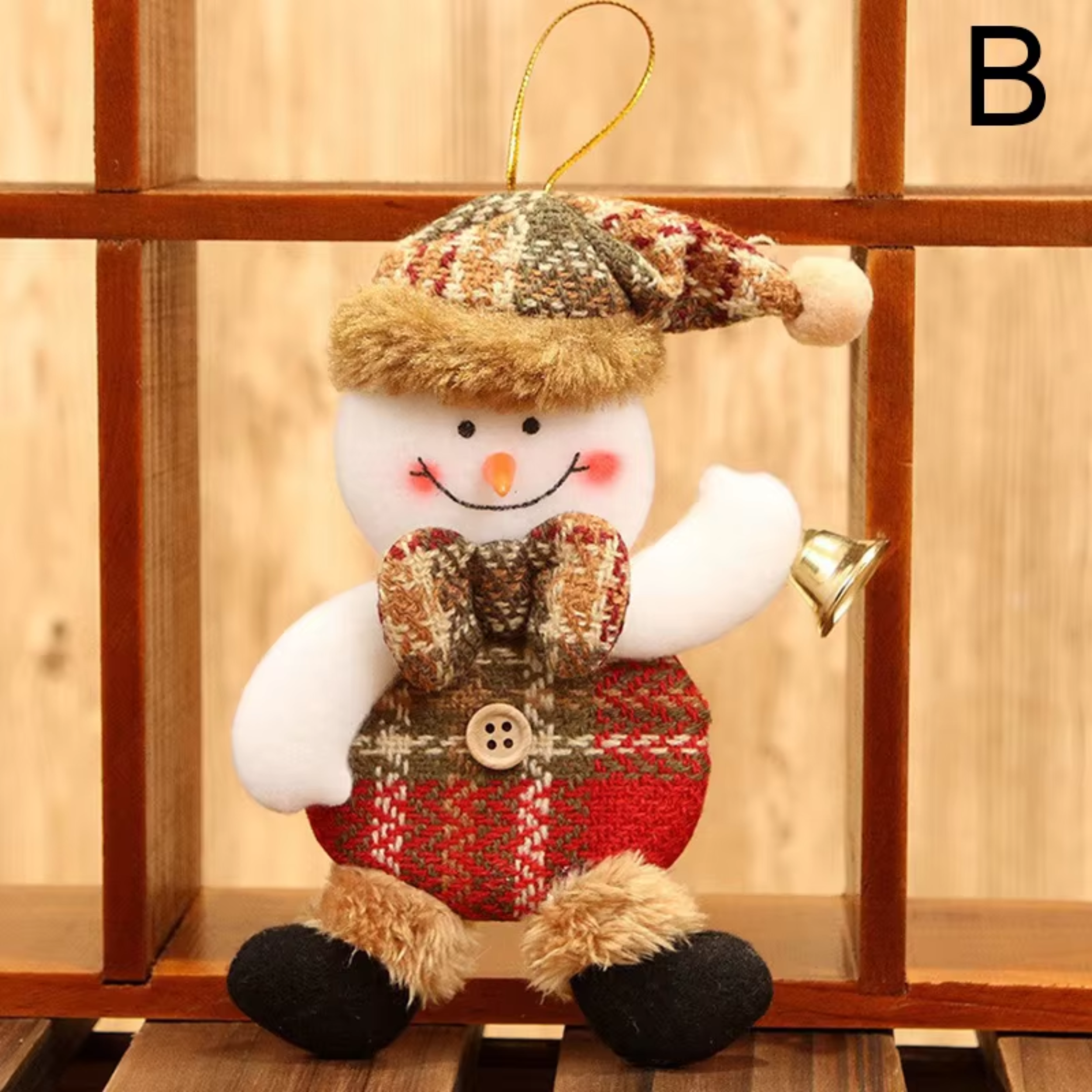 La Bella Monte – wholesale Juldekoration – Hängande juldekoration med snögubbe, jultomte och älg2