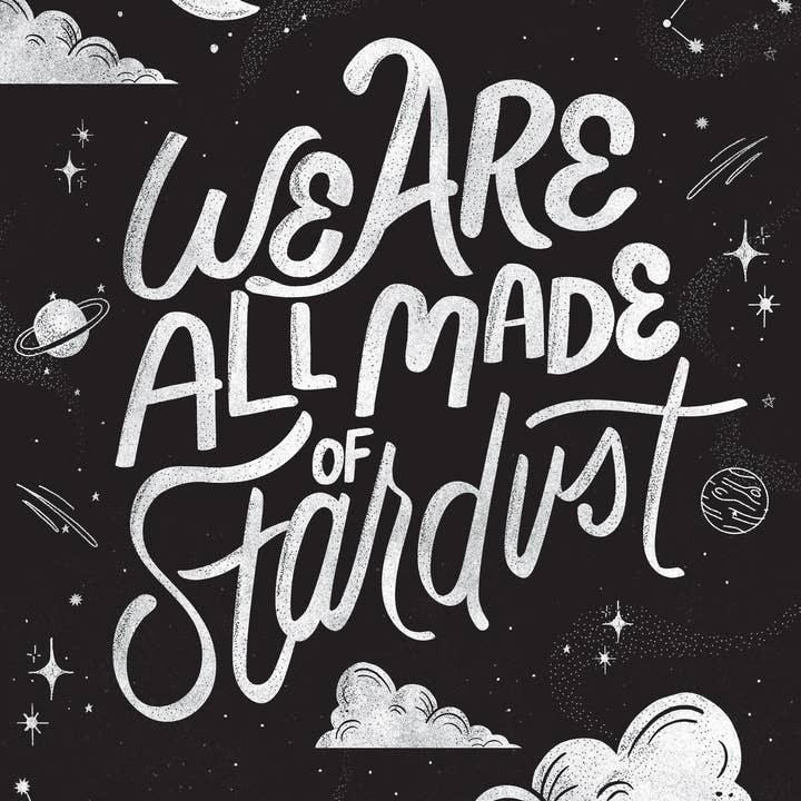 Stardust Poster for wholesale by Little Sisters Studio