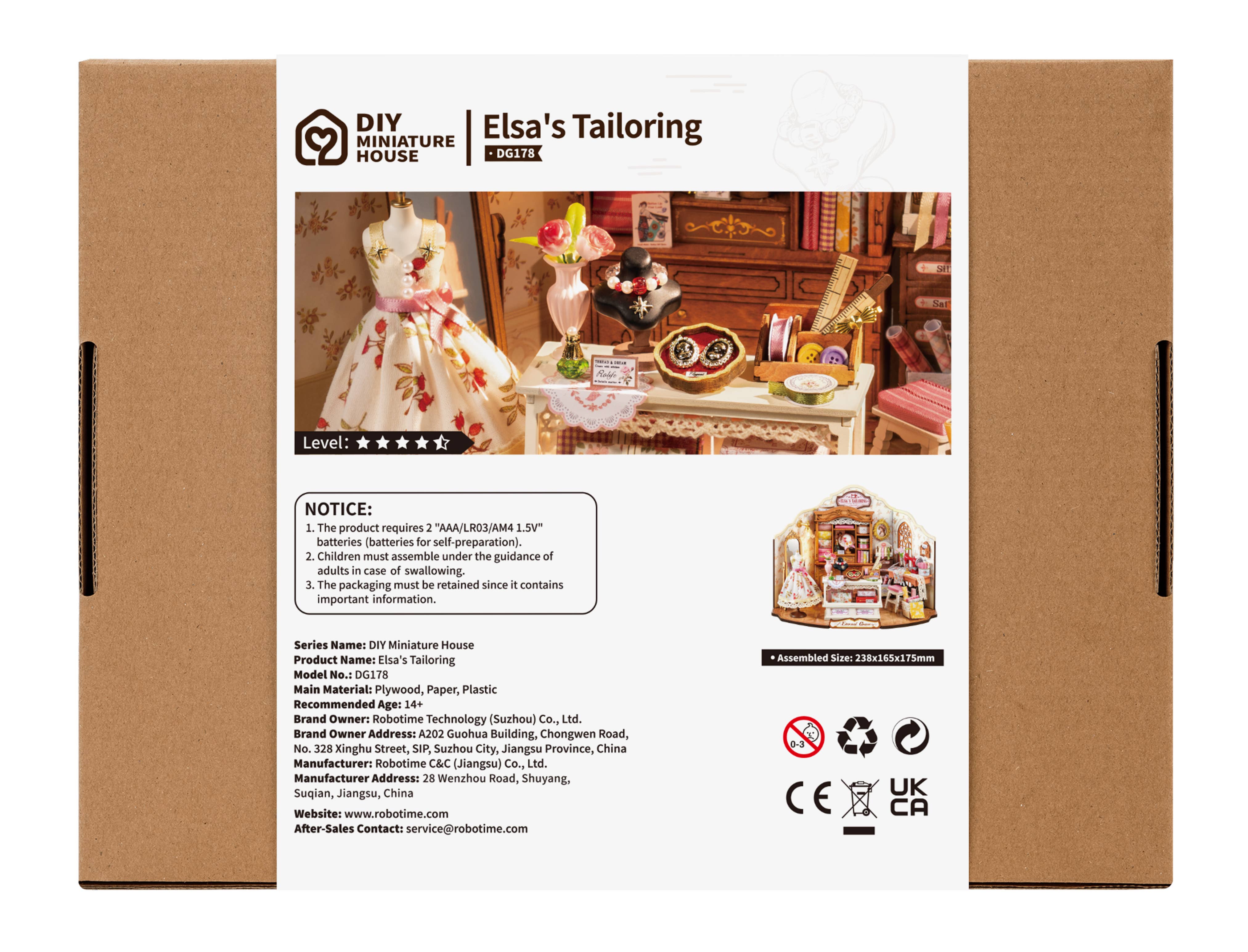 Robotime - Wholesale DIY Craft Kit - Elsa's Tailoring3