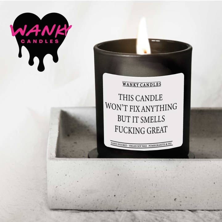 Cheeky Chops Cards & Wanky Candles – wholesale Jar/filled candle – Wanky Candle - Funny Jar Candle - Smells Fucking Great