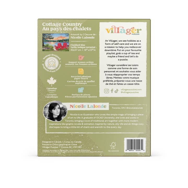 Villager Puzzles - Wholesale Puzzle - Adult - Cottage Country 500-Piece Puzzle | Designed in Ontario2