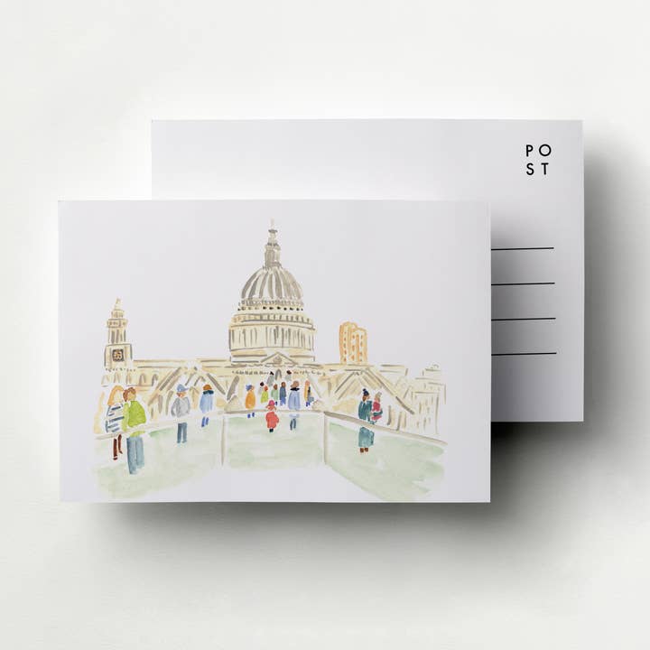 Cartão postal de St Paul's London por atacado de Annie Montgomery Design