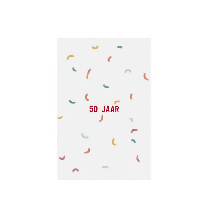 Grafiquelien – wholesale Födelsedagskort – Presentkort, blomkort: 50 år | miljövänlig1