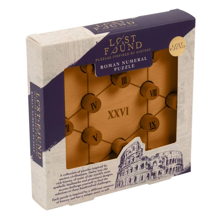 Roman Numeral Puzzle for wholesale by Professor Puzzle USA, Inc.