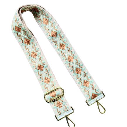 Thomas and Lee Company - Vendita all'ingrosso Cinghia per borsa - Donna - Tracolla per borsa chitarra Aztec Diamond - Disponibile in 9 colori8