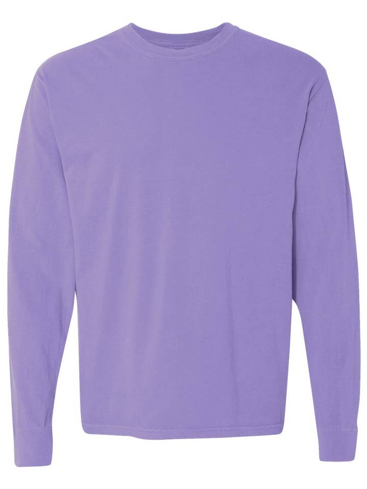 Wholesale Accessory Market - Wholesale Screen Printed T-Shirt - Women's - White Make Heaven Crowded Coquette Comfort Colors Heavyweight Long Sleeve T-Shirt4