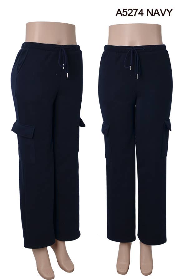 SSImport - Wholesale Pants - Women's - A5274 WINTER CARGO PANTS FLEECE INSIDE 12PCS/PACK   3