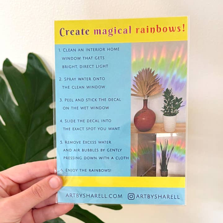 Art by Sharell - Wholesale Suncatcher - Cat on Moon Suncatcher Window Sticker Decal, Cat Lover Gift2