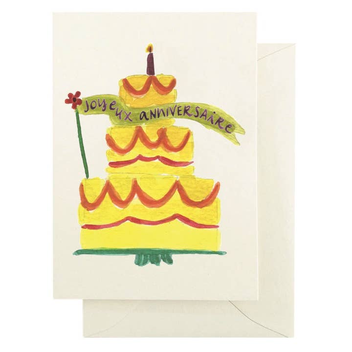 Joyeux Anniversaire for wholesale by Mary Thrailkill Art & Design