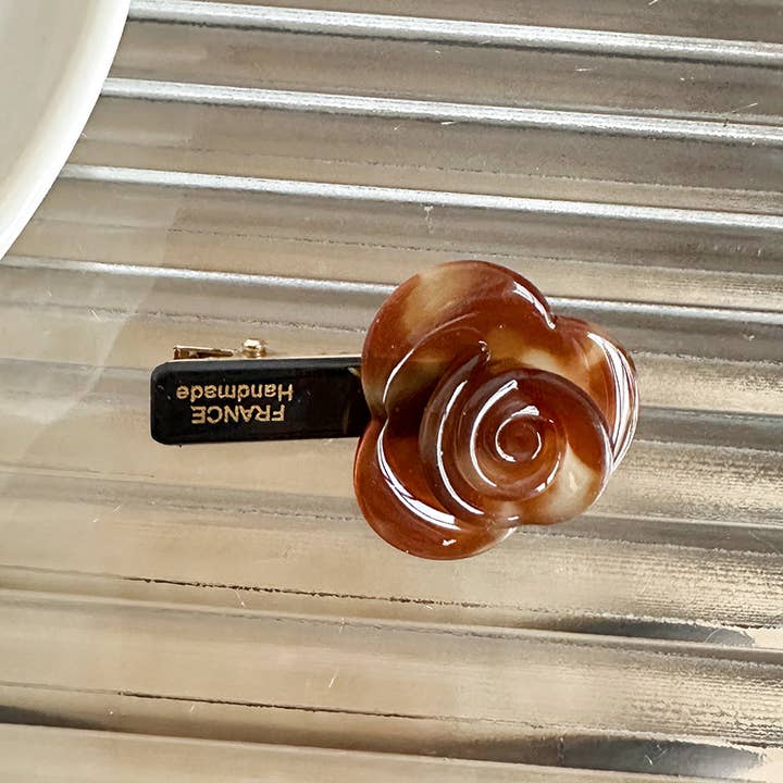 Tourtiwi - Wholesale Hair Clip - Women's - Acetate simple French three-dimensional flower Duckbill clip8